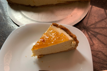 Torta mousse de damascos