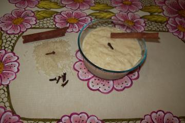 Arroz doce moreno