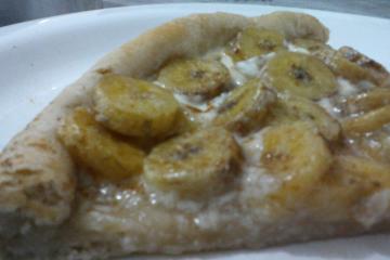 Recheio rápido de banana para pizzas
