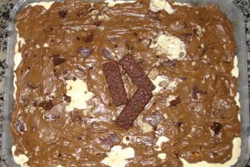 Torta de Bis com sorvete