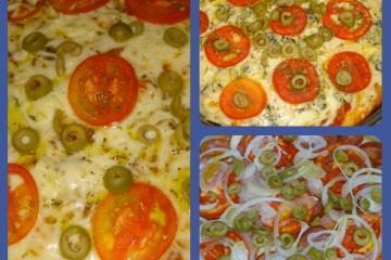 Massa de pizza de liquidificador