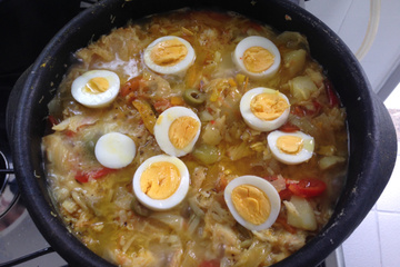 Bacalhoada de panela