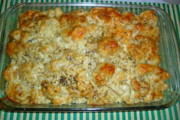 Couve-flor gratinada