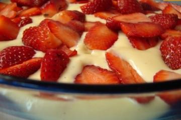 Pavê de bolacha cream cracker