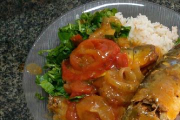 Sardinha na panela de pressão (igual as de lata do mercado)