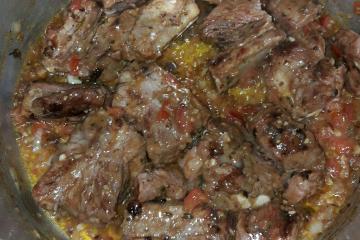 Costelinha de porco de panela