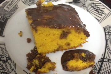 Bolo de cenoura da Carla