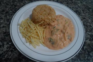 Bacalhau ao leite de coco