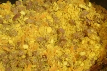 Farofa de farinha de milho