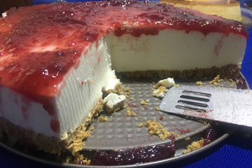 Cheesecake frutos vermelhos