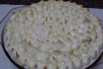 Doce de banana com creme