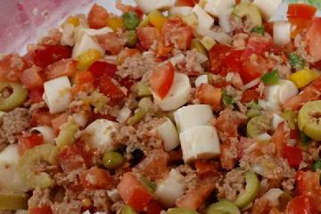 Salada rápida de atum