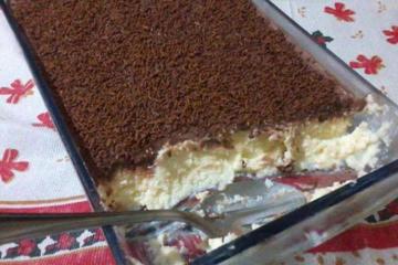 Torta de chocolate com coco