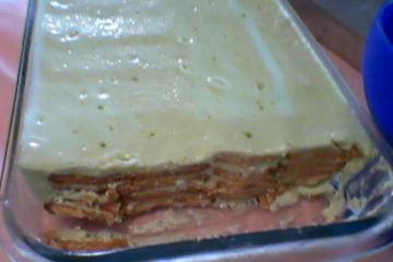 Pavê de mousse de limão