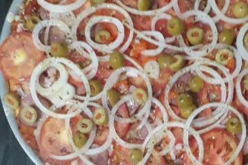 Massa de pizza fácil no liquidificador