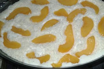 Pavê de pêssego