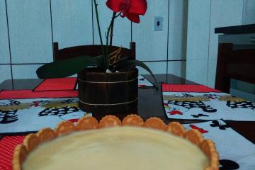 Torta de limão com chocolate branco