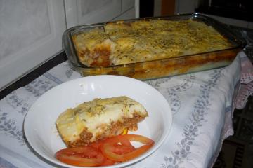 Escondidinho de batata com carne moída