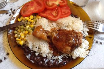 Frango com mel e gengibre