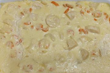 Camarão com palmito ao forno!