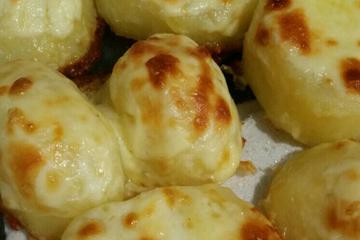 Batatas crocantes ao forno