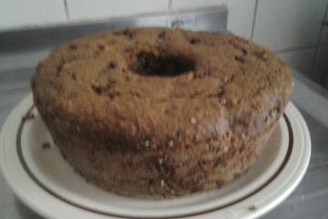 Bolo de maçã, aveia e canela