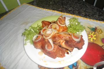 Costela de porco ao forno