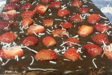Bolo de chocolate de liqüidificador