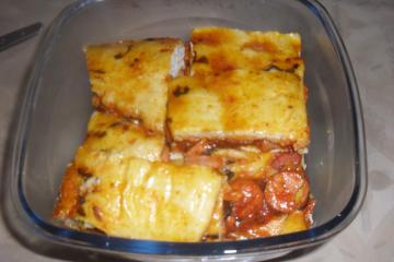 Cachorro quente de forno