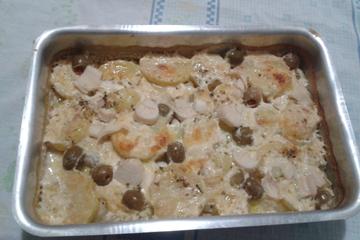 Merluza ao creme de leite