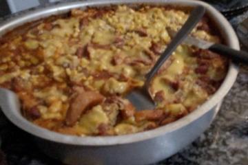 Cachorro quente de forno