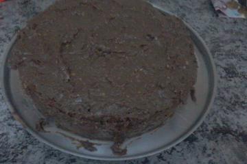 Bolo de chocolate cremoso