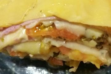 Rocambole de massa de Pastel