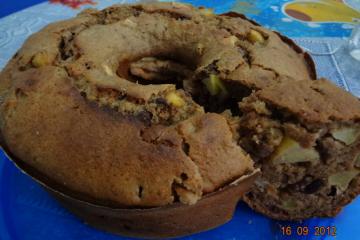 Bolo de frutas sem açúcar