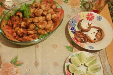 Filé de peixe empanado