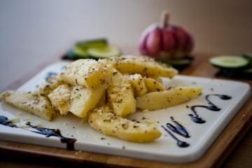 Batatas assadas