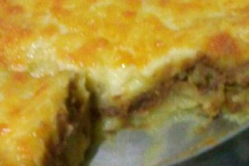 Escondidinho de sobra de carne assada