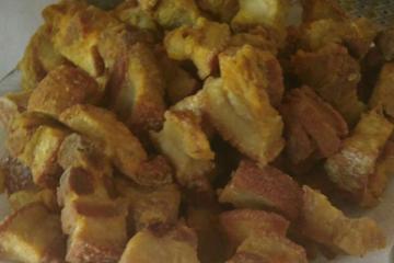Torresmo crocante de panela de pressão