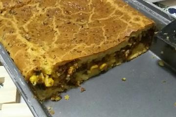 Massa de bolo salgado