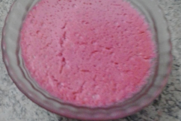 Mousse de leite em pó