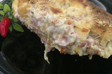 Sanduíche de pão francês de forno