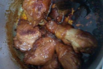 Frango no açúcar - frango dourado