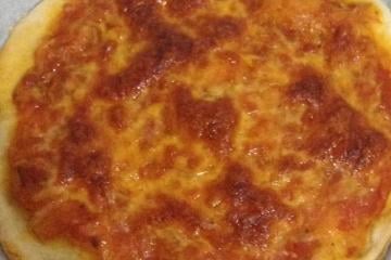 Massa de pizza italiana deliciosa