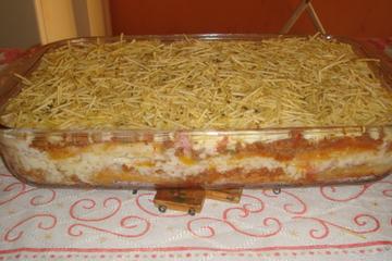 Lasanha de pão