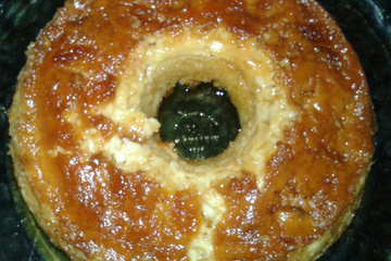 Pudim de pão sem leite condensado e sem banho-maria