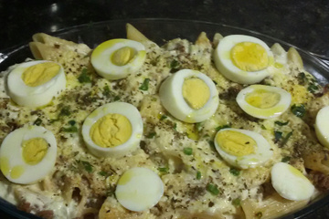 Macarrão com carne moída
