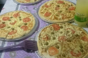 Massa de pizza italiana deliciosa