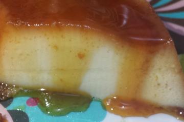 Pudim de leite condensado com creme de leite