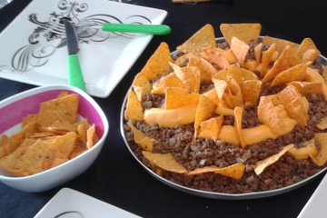 Carne moída com cheddar