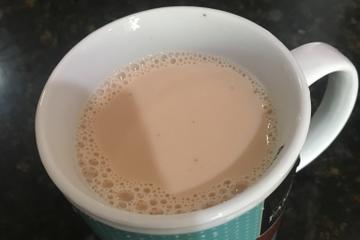 Queimadinha de leite com canela